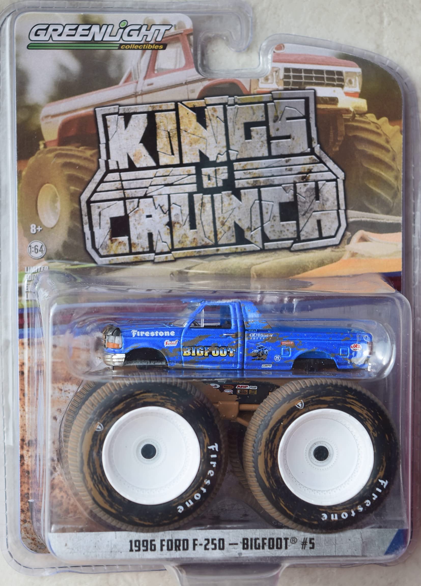 Amazon.com: Greenlight 1996 Ford F-250 - Bigfoot #5, Kings